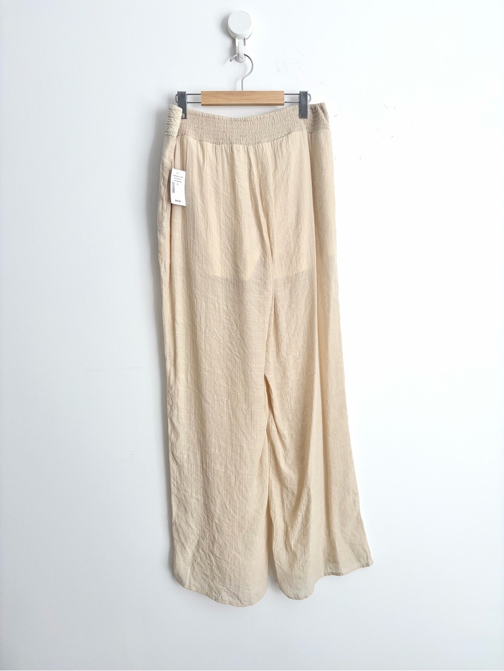 Cleo Wide Leg Palazzo Pants Boho Resortcore L NWT
